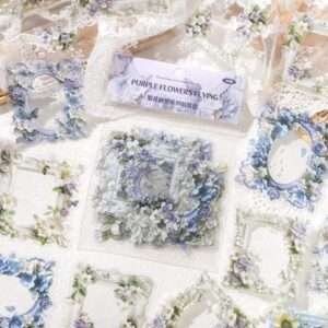 Flower Frame Series PET Stickers