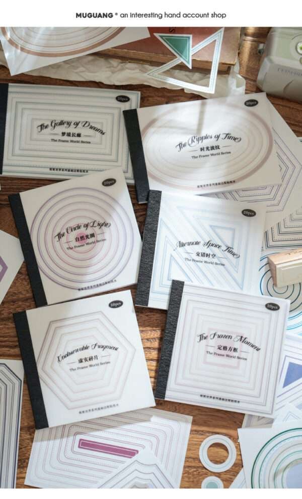The Frame World Series Peel off Sticker Pads
