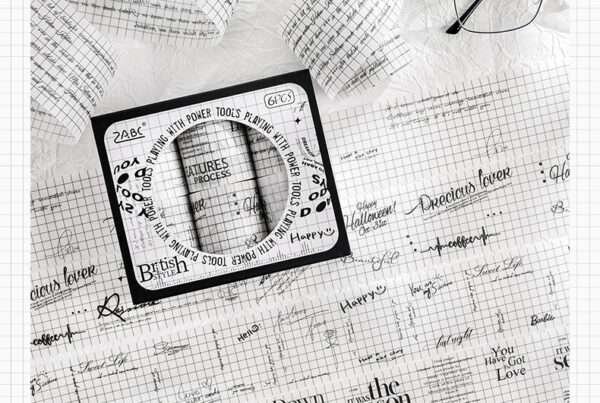 British Style Grid Washi Tapes - Image 2