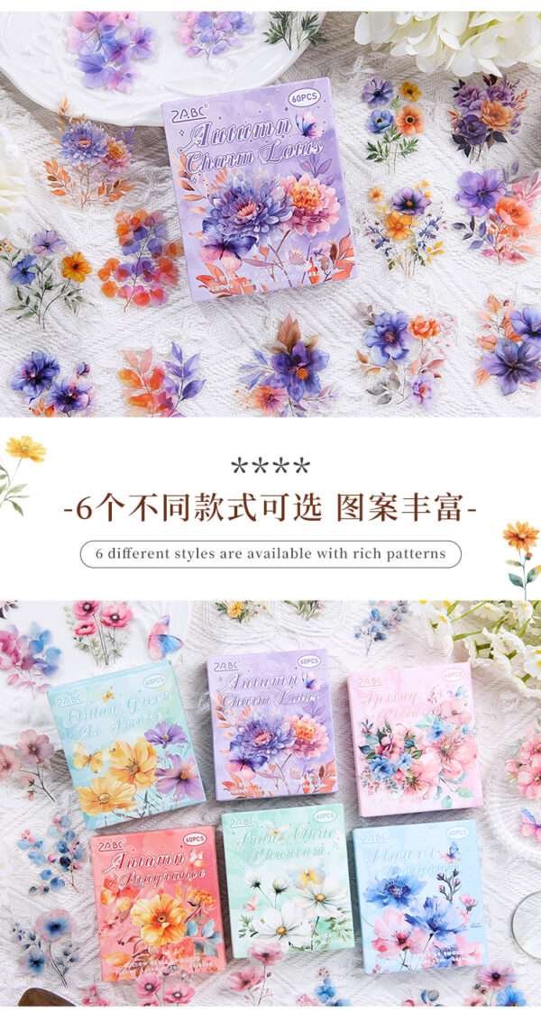 Four Seasons of Flower Series Stickers - Image 12