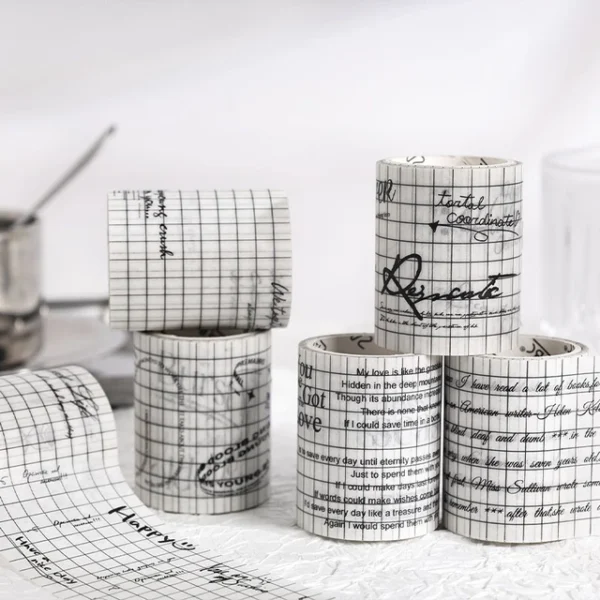 British Style Grid Washi Tapes - Image 3