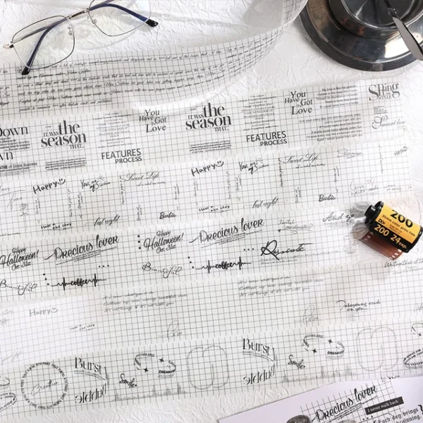 British Style Grid Washi Tapes - Image 8