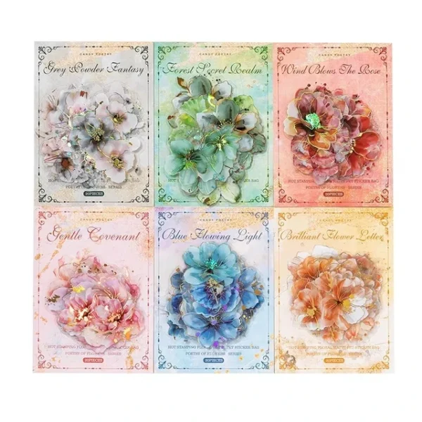 Flower Poetry Series PET Stickers - Image 9
