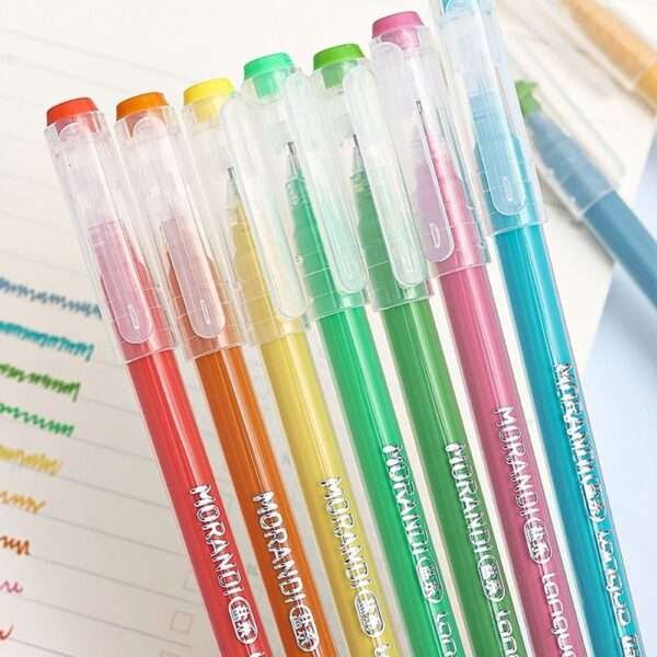9 colors/pack Morandi Gel Pens Available in stock - Image 3