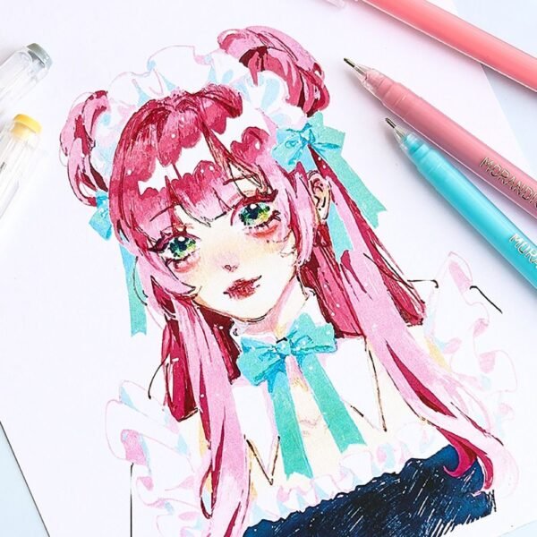9 colors/pack Morandi Gel Pens Available in stock - Image 4