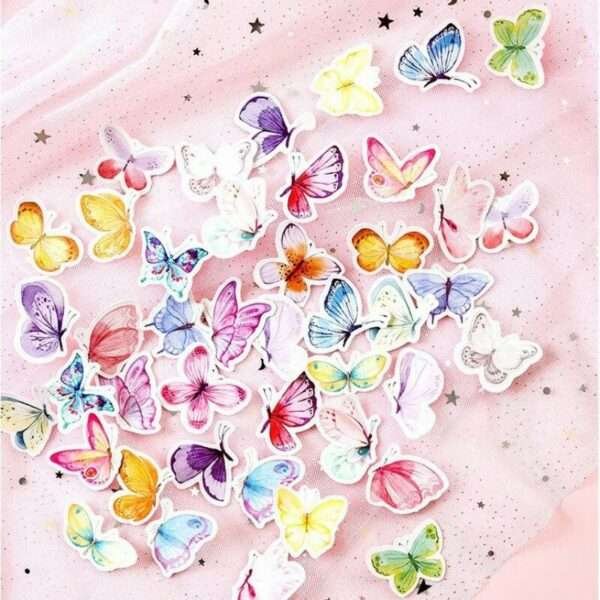 46pcs/pack Butterfly Series Mini Sticker Box - Image 3