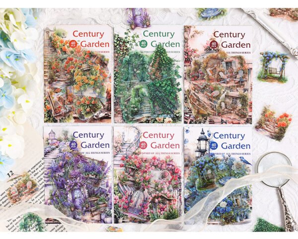 Century Garden Series PET Stickers