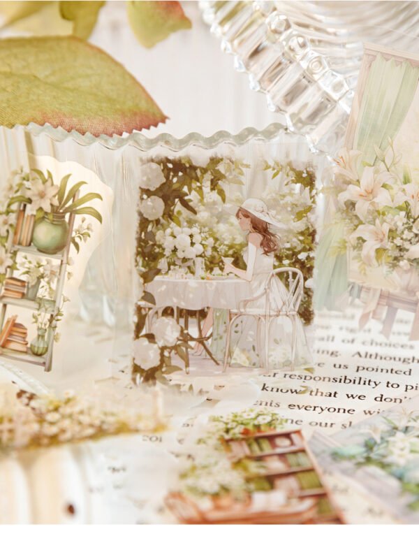 Vintage Garden Window PET Stickers - Image 5