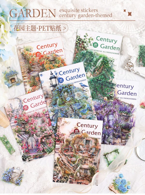 Century Garden Series PET Stickers - Image 2