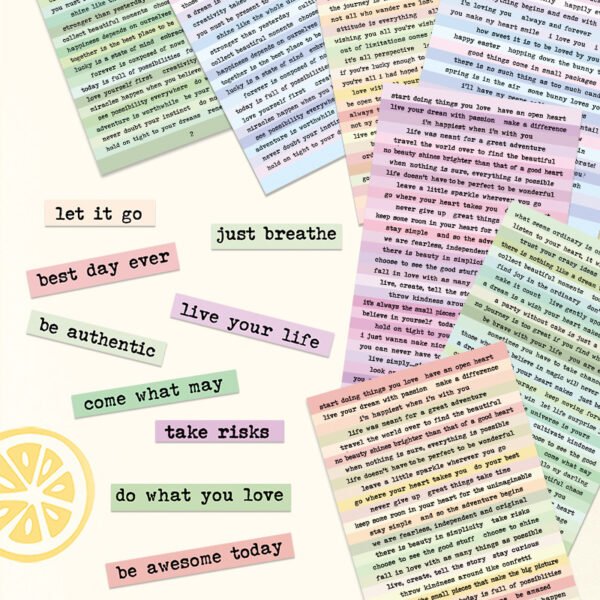 Pastel Small Text Stickers - Image 3