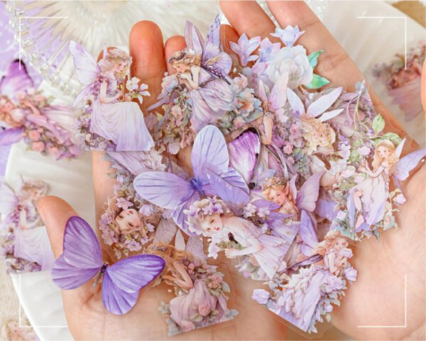 Flower Fairy Fantasy Series PET Stickers - Image 3