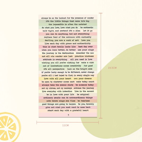 Pastel Small Text Stickers - Image 5
