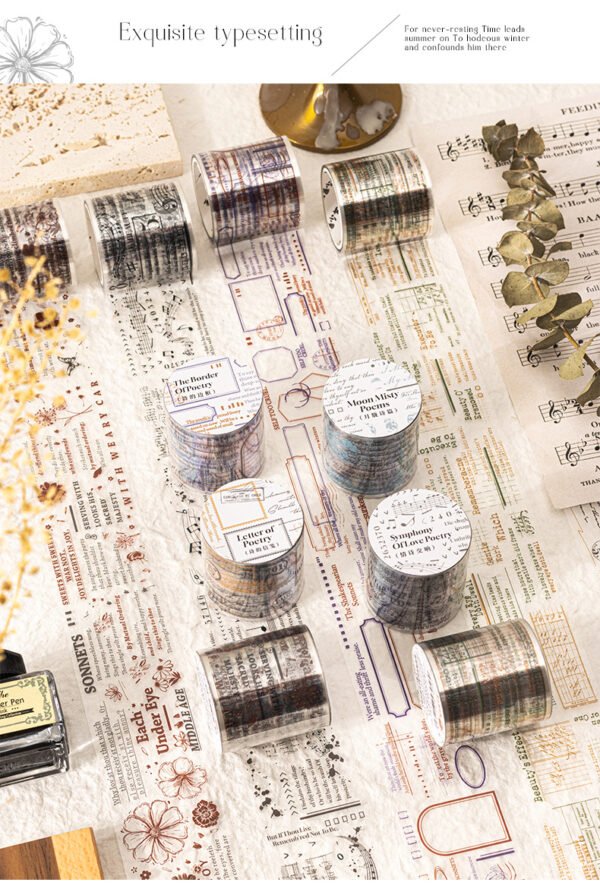 Fragments of Poetry Series PET Tapes