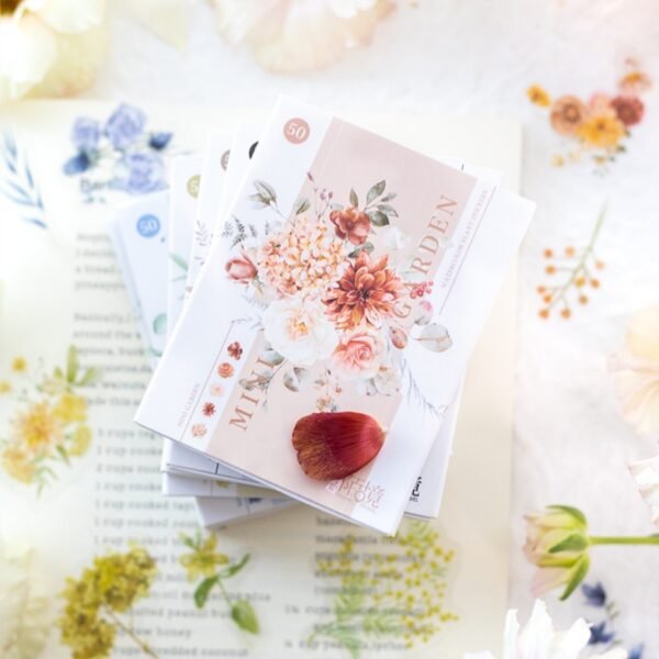 50pcs/box Mini Garden Series PET Stickers - Image 2