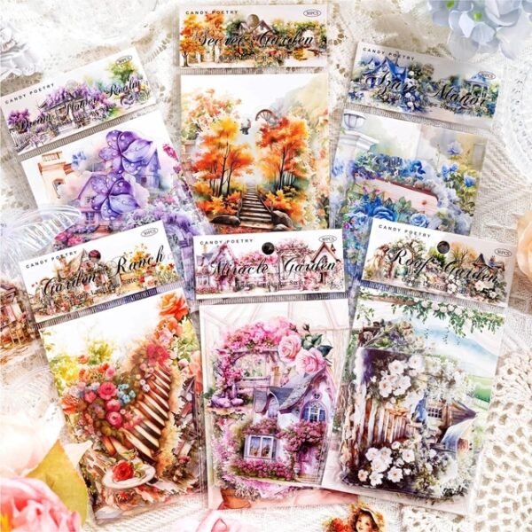 Garden Landscape Series PET Stickers