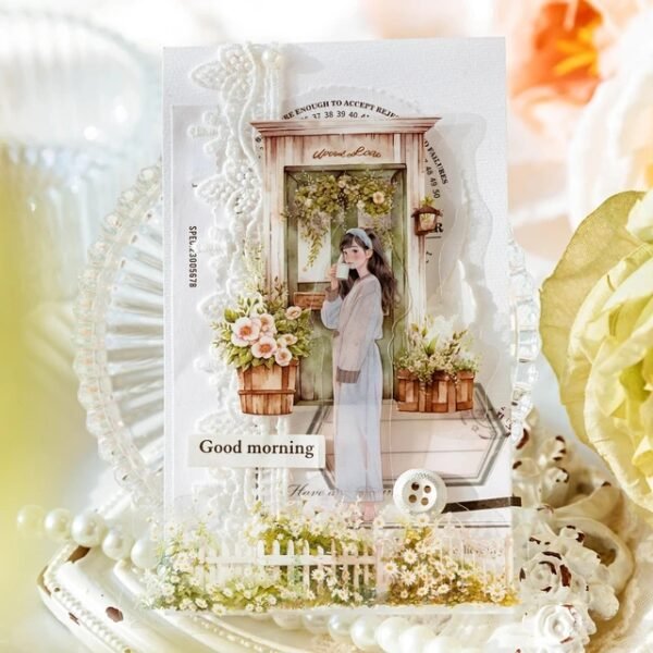 Vintage Garden Window PET Stickers - Image 6