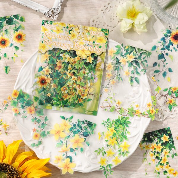 🌻Flower Shallow Summer series PET Stickers🌻 - Image 3