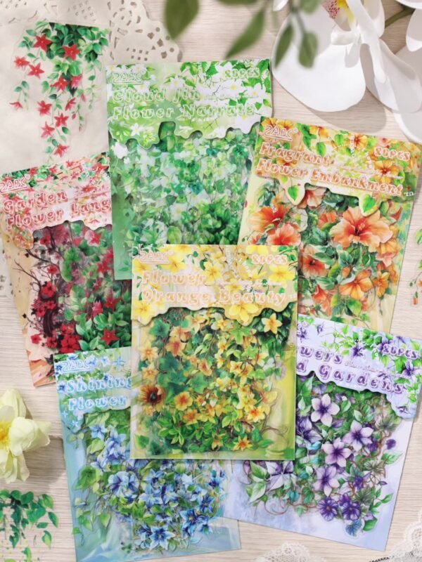 🌻Flower Shallow Summer series PET Stickers🌻 - Image 4