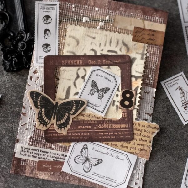 Memories of the Post Series Junk Journal Scrapbooking Paper Books - Image 5