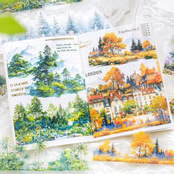 Wilderness Landscape Series | Long Strips PET Stickers - Image 3