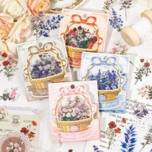 🌼 Flower Picking Collection | PET Stickers 🌸
