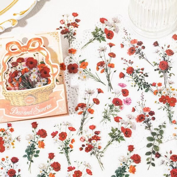 🌼 Flower Picking Collection | PET Stickers 🌸 - Image 3
