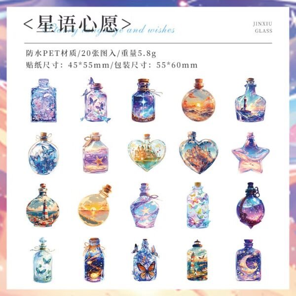 World in Glass Series PET Stickers ✨ - Image 12