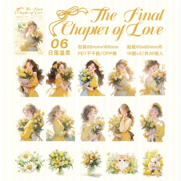 The Final Chapter of Love Series PET Stickers - Image 12