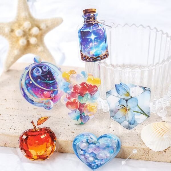 World in Glass Series PET Stickers ✨ - Image 4