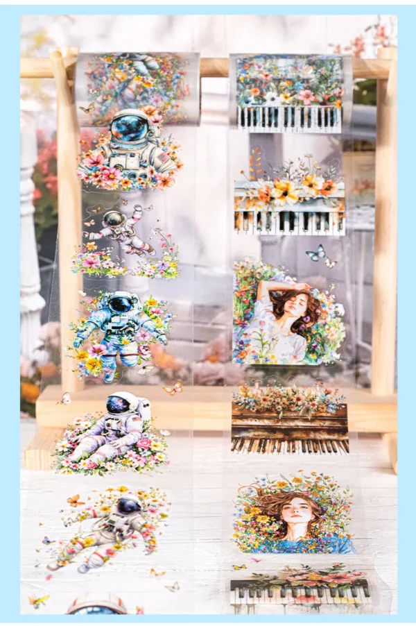 🌊 Flower Sea Drifting Series PET Peel-off Tapes🌸 - Image 4