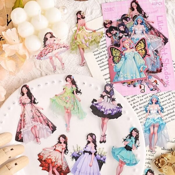 Charming Time Record Series | Girl PET Stickers 💌 - Image 7