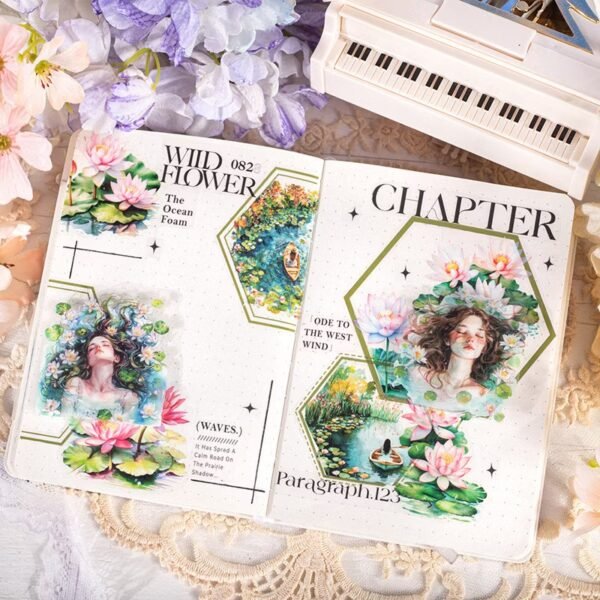 🌊 Flower Sea Drifting Series PET Peel-off Tapes🌸 - Image 6