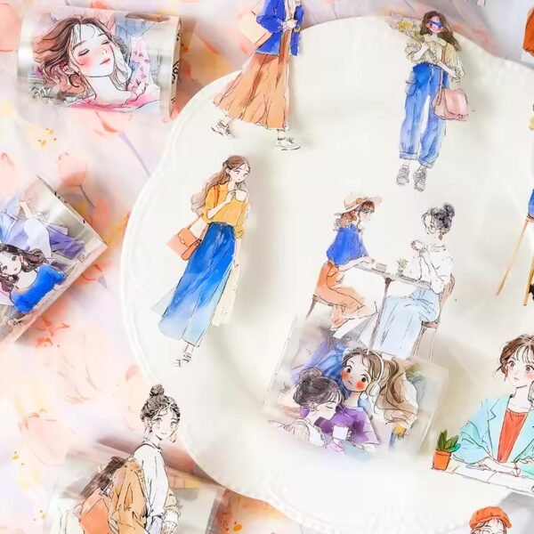 💫 Gentle Years Series – Pre-Cut PET Washi Tape 💫 - Image 6