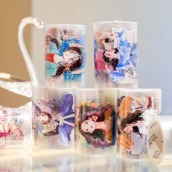 💫 Gentle Years Series – Pre-Cut PET Washi Tape 💫 - Image 5