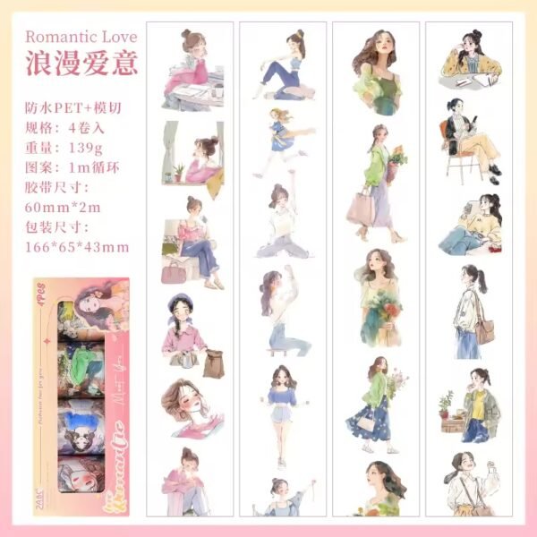 💫 Gentle Years Series – Pre-Cut PET Washi Tape 💫 - Image 9