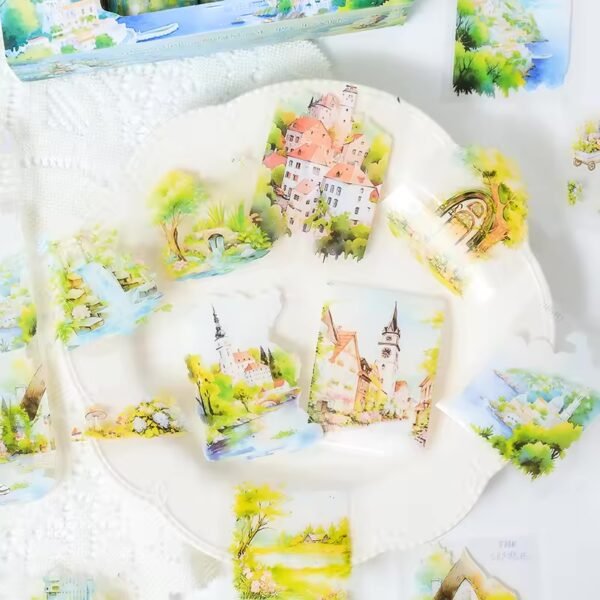 🌲 Green Forest Evening – Waterproof PET Washi Tape Set 🌲 - Image 8