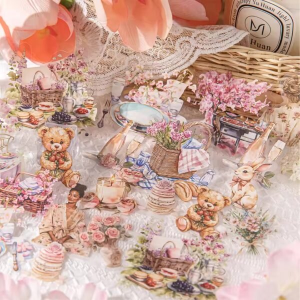🌸 Leisure Life Series – PET Stickers 🌸 - Image 6