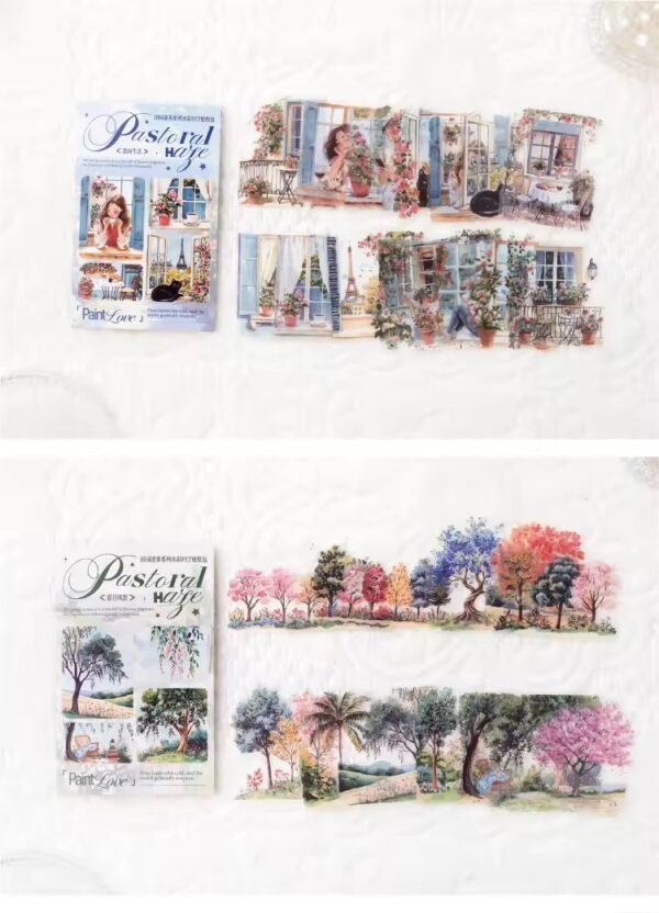 🌻 Pastoral Mist Series – PET Stickers 🌻 - Image 11