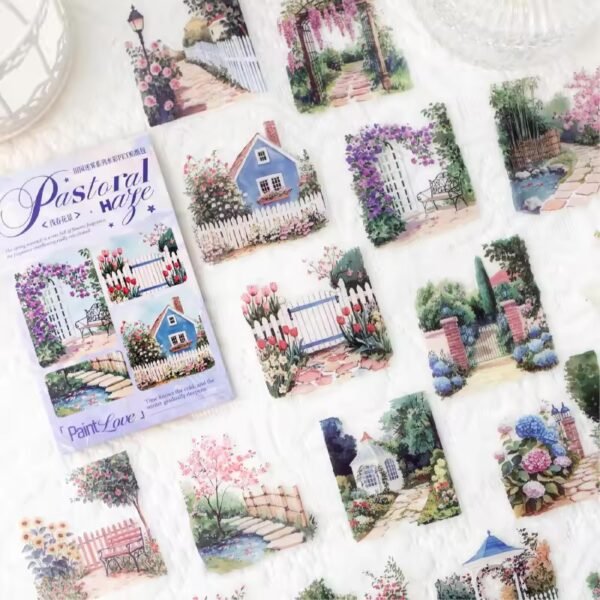 🌻 Pastoral Mist Series – PET Stickers 🌻 - Image 2