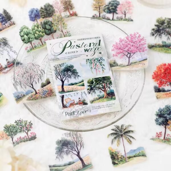 🌻 Pastoral Mist Series – PET Stickers 🌻 - Image 5