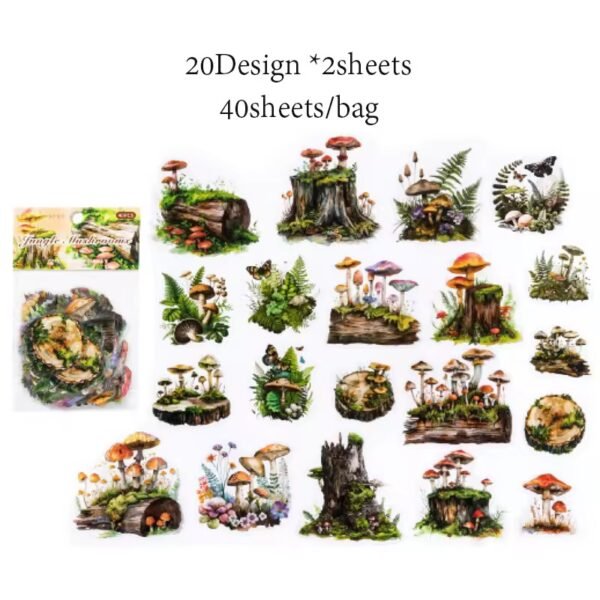 Forest Nature Series PET Stickers - Image 14
