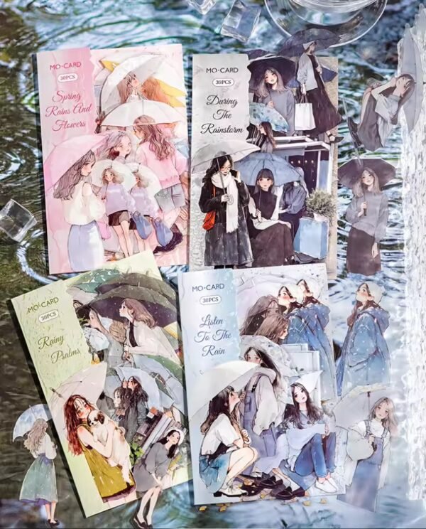☔️ Rain Overture Series – PET Stickers ☔️ - Image 2