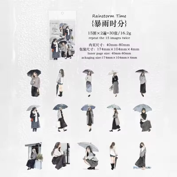 ☔️ Rain Overture Series – PET Stickers ☔️ - Image 10