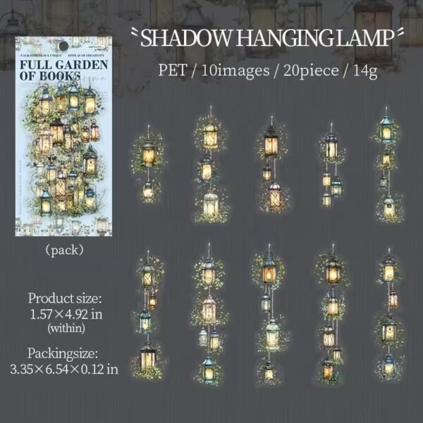 📚 Bookish Fragrance Fills the Garden – PET Stickers Strips 📚 - Image 14