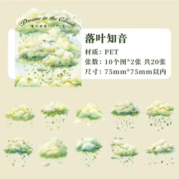 ☁️ Dreams in the Clouds – PET Stickers ☁️ - Image 8