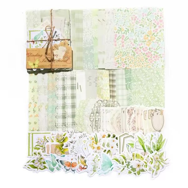 🌸 Flower Post Office Series – Scrapbooking Kit 🌸 - Image 8