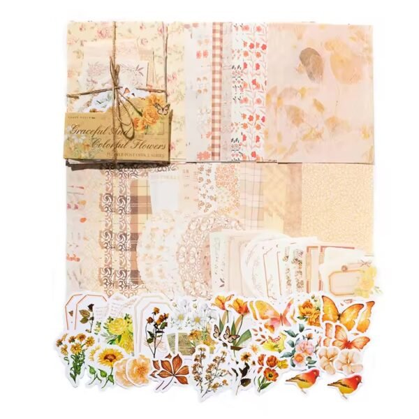 🌸 Flower Post Office Series – Scrapbooking Kit 🌸 - Image 10