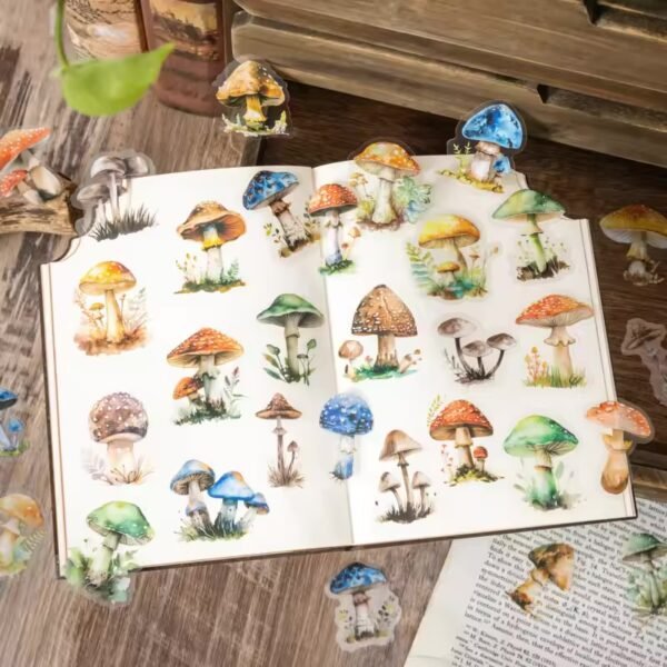 🍄 Mushroom Collector Series – PET Stickers 🍄 - Image 2
