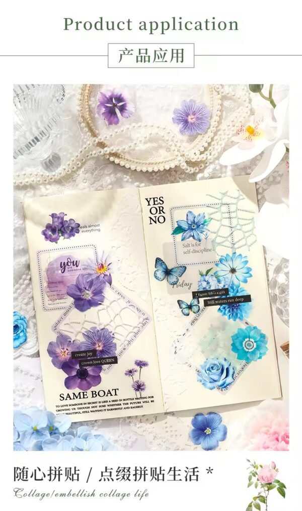 🌸 Leisurely Flower Language – PET Stickers 🌸 - Image 4