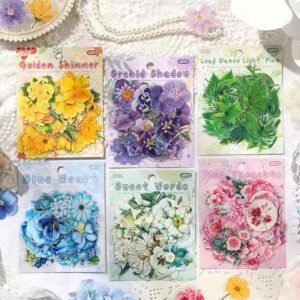 🌸 Leisurely Flower Language – PET Stickers 🌸